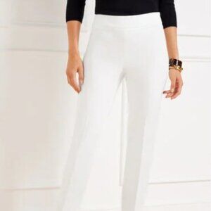 BERWICH Italy Off White Dress Pants Size 6 NWT $295 Luxury Ankle Side Zip